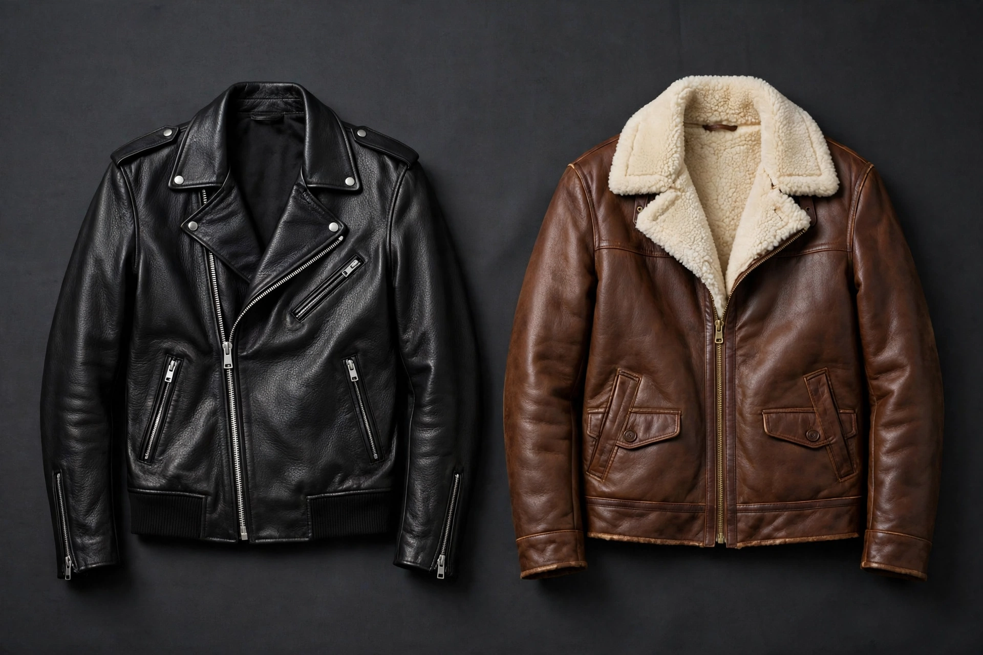 Custom leather clothing